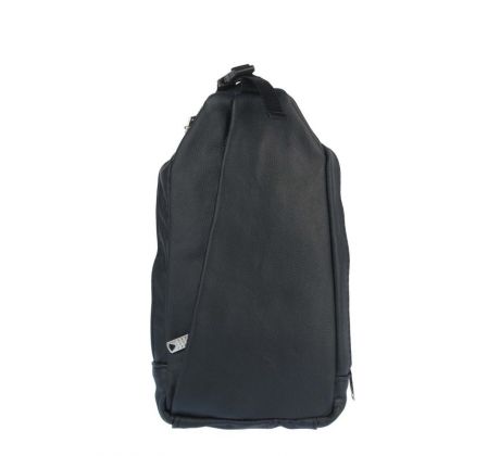 Kožená pánska taška cez rameno TS-16 čierna